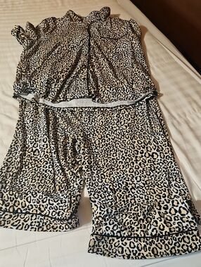 Leopard Print Pajamas